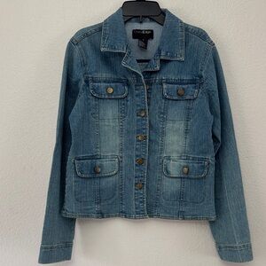 Outer Edge Denim Jacket Size Medium